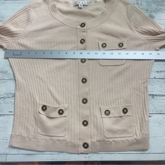 CAbi Blush Pink Cashmere Blend Cardigan Style 494 Small - Picture 5 of 10